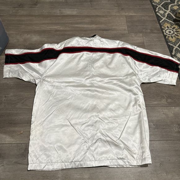 ULTRA RARE 1999 VINTAGE NIKE AIR JORDAN SATIN SHIMMER WARMUP JACKET MENS SIZE XL - Picture 5 of 6